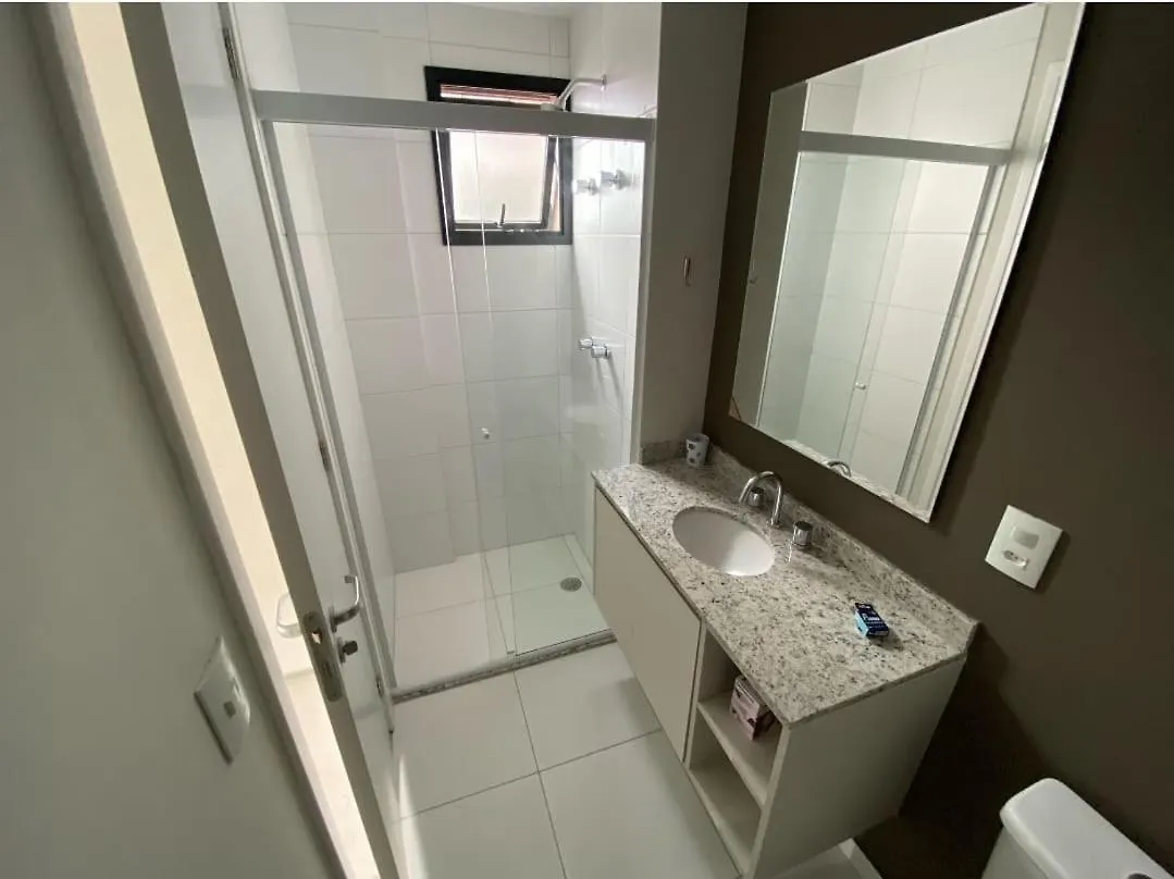 58 New Studio W/ Balcony, Fast Wifi And Movie Screen! Sao Paulo Apartment